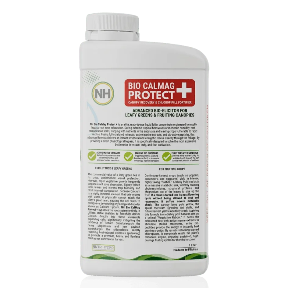 NH Bio CalMag Protect Plus | Premium Foliar Fertilizer for Tipburn, Stress, & Canopy Recovery from NutriHydro