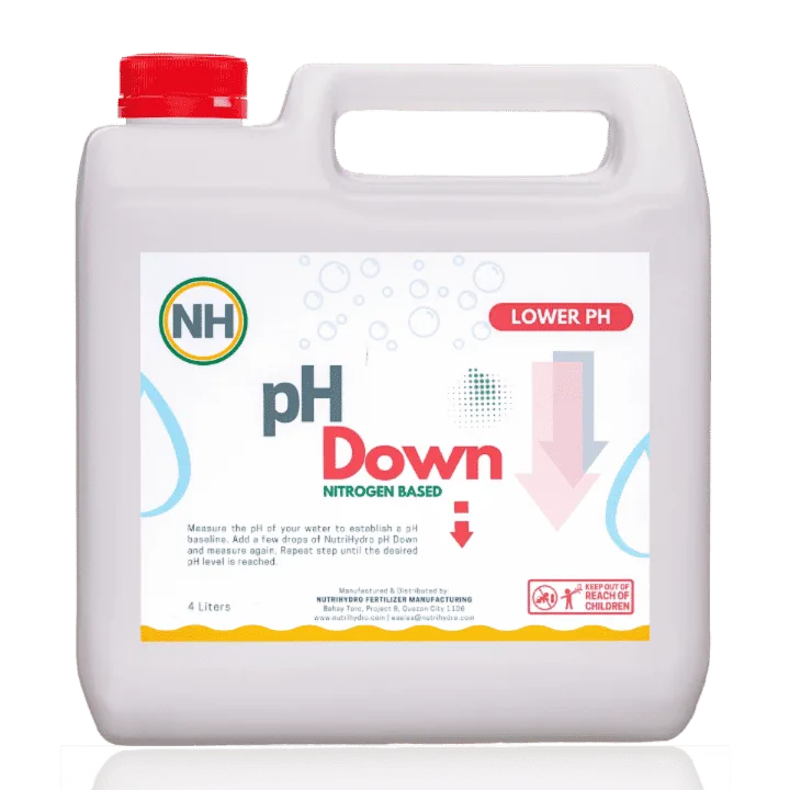 NH pH Adjuster Down pH Down Nitrogen Based | 4Liters from NutriHydro