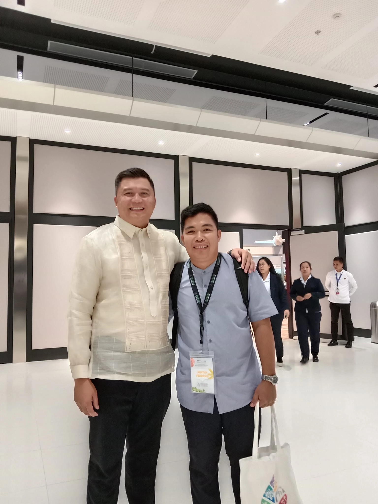 Joemar of Urban Goes Green with the Bureau of Plant Industry